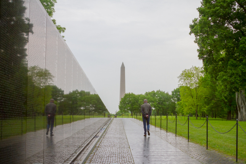 Vietnam Veterans Memorial, in Washington DC by Maya Lin