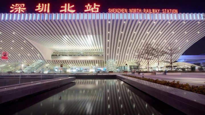 תחנת רכבת בסין. KONE מנהלת פרויקטים ברחבי העולם