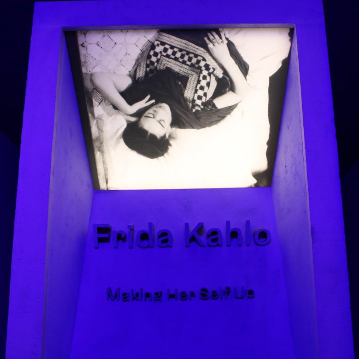 הכניסה לתערוכה של פרידה קאלו