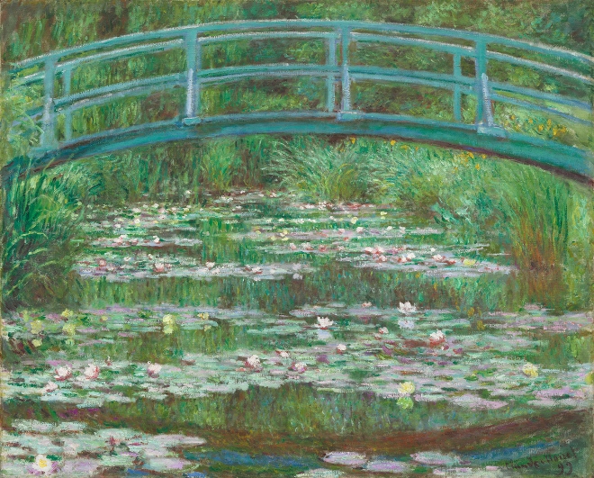 Claude Monet, The Japanese Footbridge
